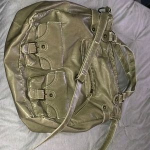 large pleather crossbody